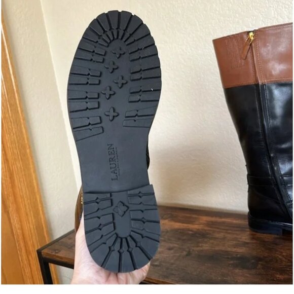 🆕 Lauren Ralph Lauren Everly leather riding boot - Picture 7 of 10